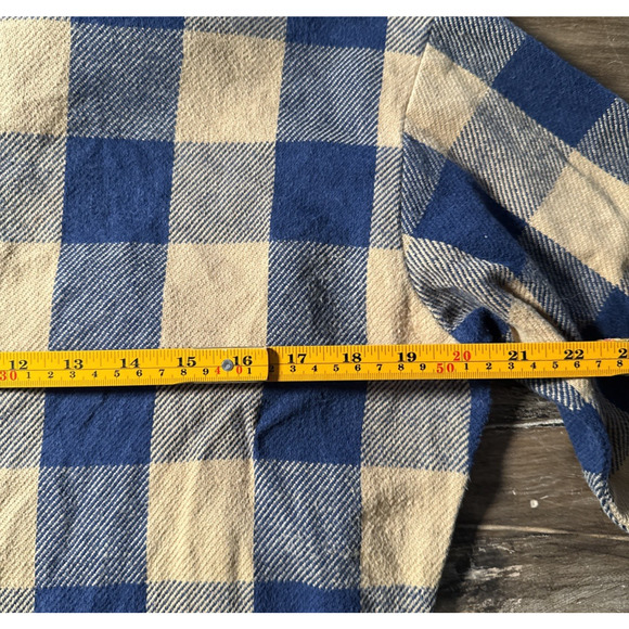 Vintage Big Mac Flannel Shirt 70s 100% Cotton Plaid JCPenney Western Grunge USA - Picture 6 of 8